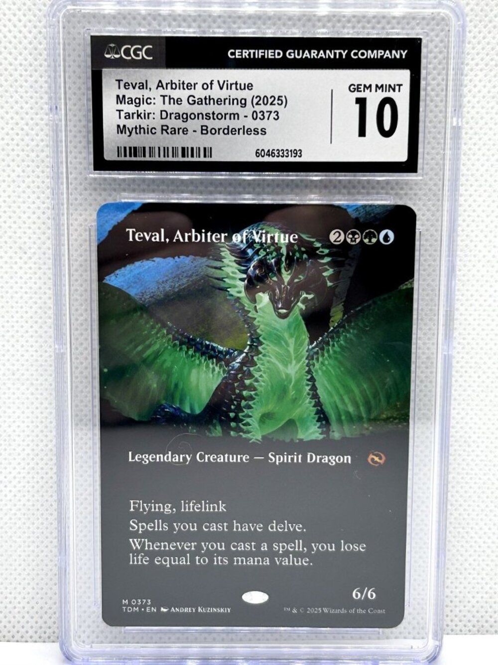 Teval, Arbiter of Virtue CGC Graded 10 Gem Mint MTG Magic The Gathering
